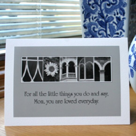 8x10 MOMMY Alphabet Art photo and Card - Picture 2 of 2